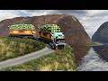 Insane Truck Driving on Dangerous Roads | ETS2 Extreme Heavy Load