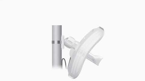 Montaje de  antenas ubiquiti