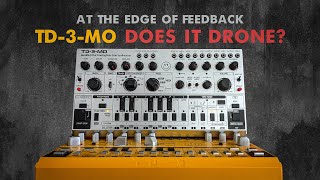 Behringer TD3MO, will it drone? Analog hardware ambient drone. At The Edge of Feedback 001
