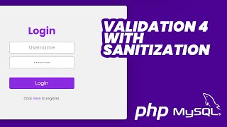 8 - VALIDATION 4 WITH SANITIZATION (CHECK IF USERNAME ALREADY EXIST)