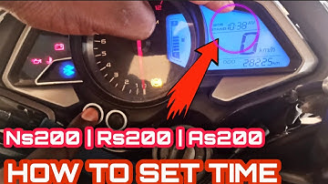 How to Time change & Set at Ns200 | Ns160 | Rs200 | As200 | Tamil | Peace bro Surya