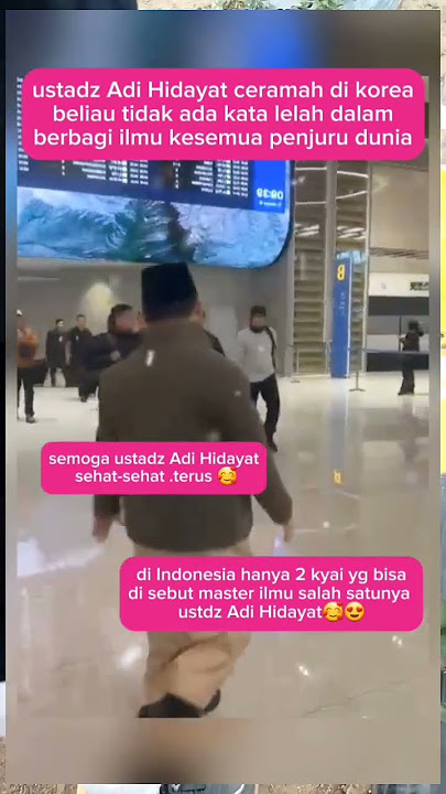 warga Korea sangat bahagia kedatangan UAH#ustadzadihidayat#ustadzadihidayatofficial#uah#shorts