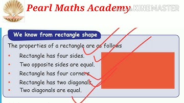 3rd Std Maths| Term 1 | Unit - 1| Geometry | Introduction of 2D shapes| Properties of Rectangle