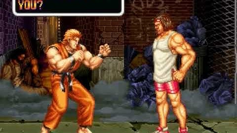 Art of Fighting (Arcade) Ryo vs Micky