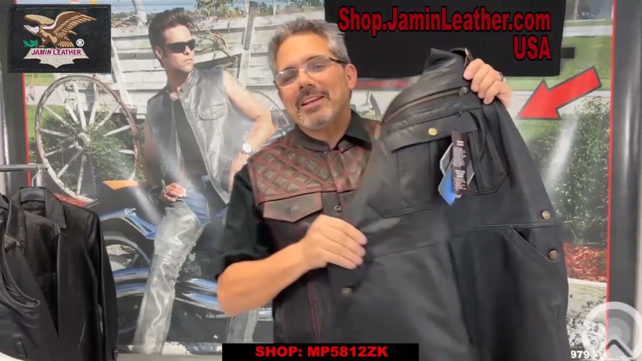 Leather Bib Overalls Snap Pockets MP5812ZK – Jamin Leather®