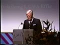 Helmut Schmidt - Redner auf der Effie-Preisverleihung 1987 und Anstoß für die Redneragentur CSA