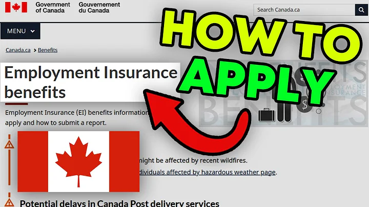 How To EASILY Apply For Employment Insurance (EI) Benefits Online (NEW 2025 Canada Guide)