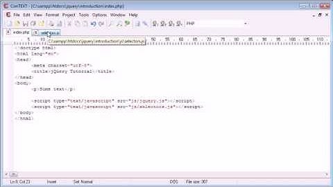 jQuery Tutorial   17   A selector example with CSS