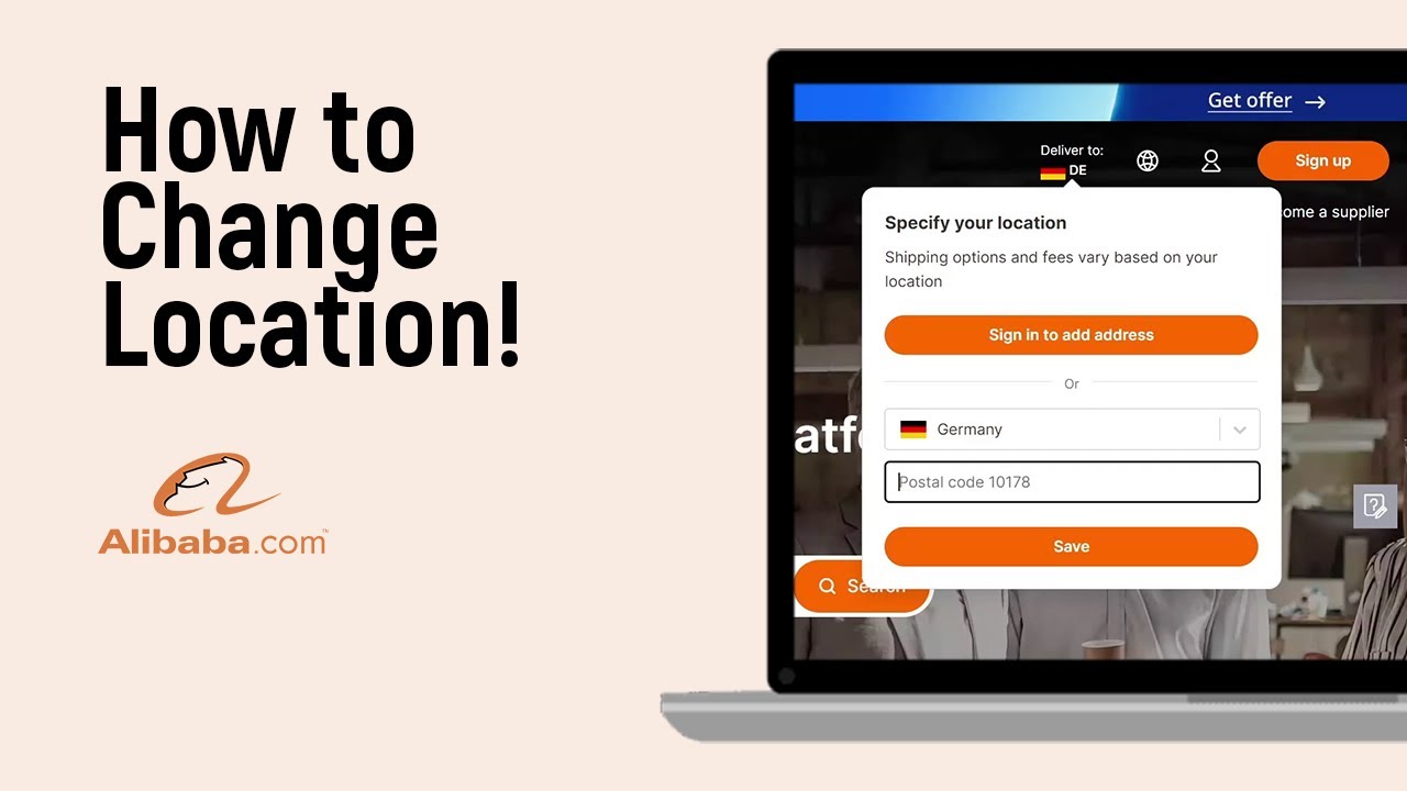 How to Change Location on Alibaba [easy] - YouTube