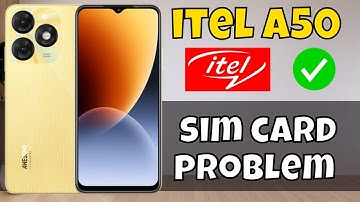 How to Fix itel A50 sim card problem
