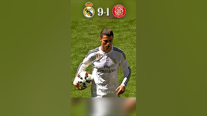 The Real Madrid Destroyed Girona | Real Madrid VS Girona 9-1 | #ronaldo vs #girona