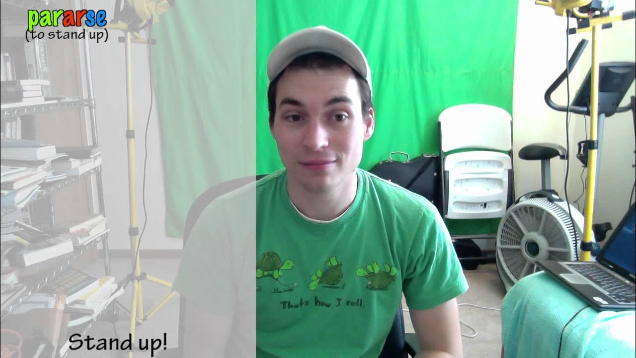 How to say "Stand up! / Get up!" in Spanish (Día 105) YouTube