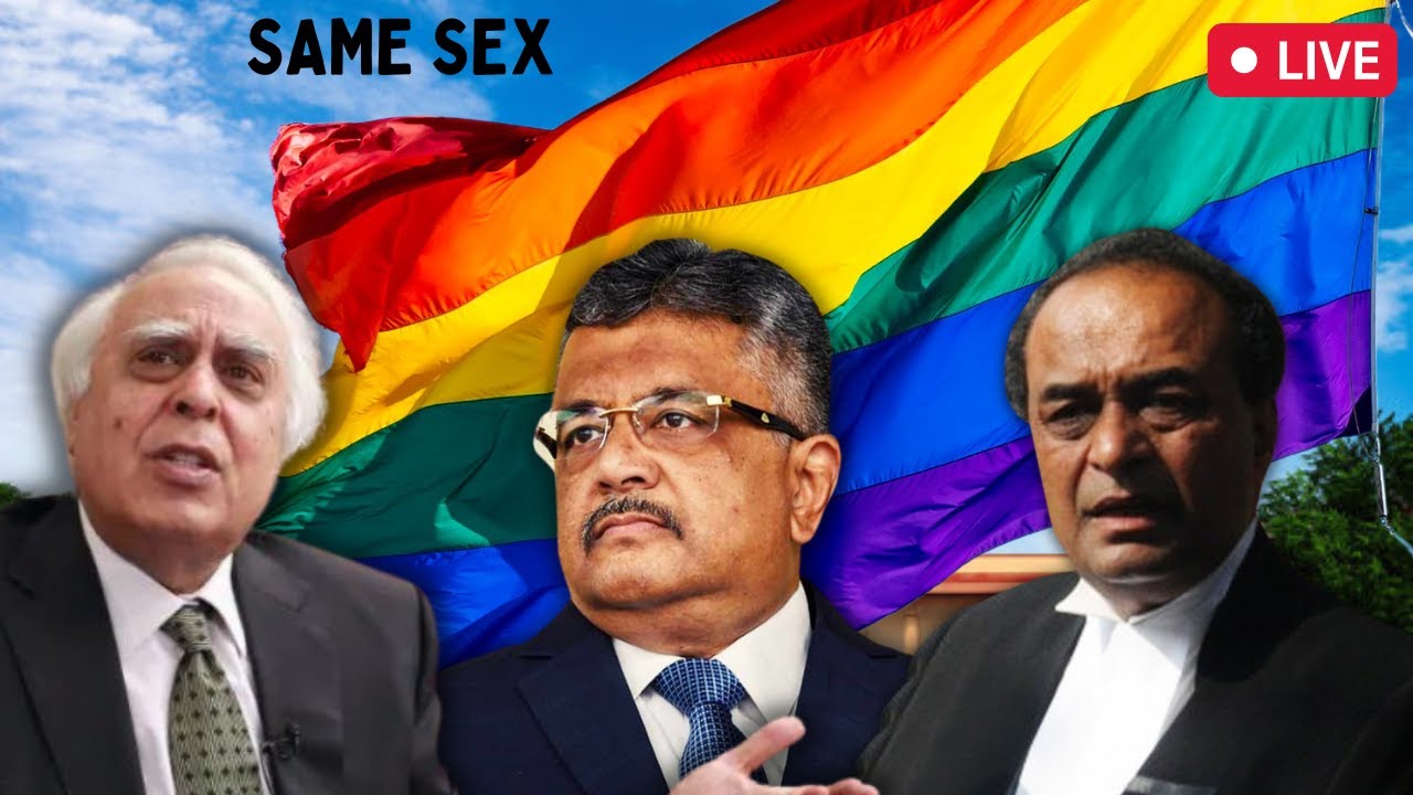 Live Supreme Court Hearing | Same Sex | CJI Chandrachud | Day 4 I Kapil ...