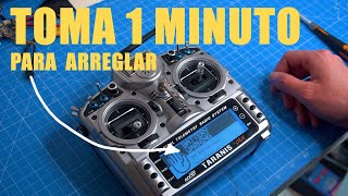 Bateria RTC baja | Reemplazo de batería - OpenTX - Taranis X9D plus