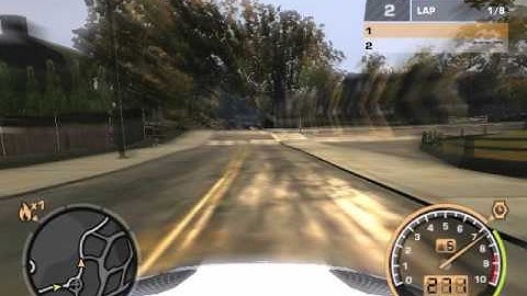 NFSMW Campus Way BMW No N2O 1st lap 1:08.98 (No Timebug) by MJS