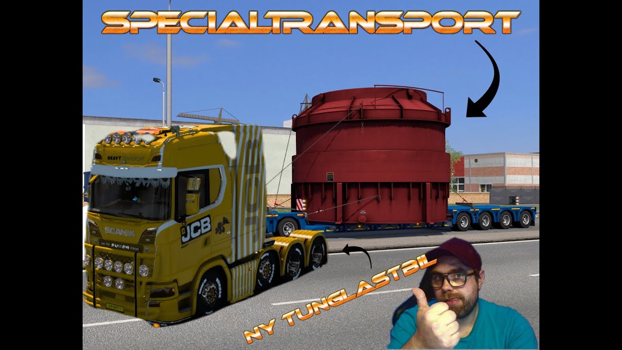 || EURO TRUCK SIMULATOR 2 || Specialtransport med ny Scania. Euro Truck ...