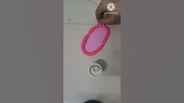 How to make teeth model with clay.