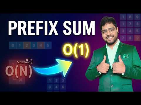 Arrays 1 | What is Prefix Sum and Range Sum Queries ? Tutorial for Beginners