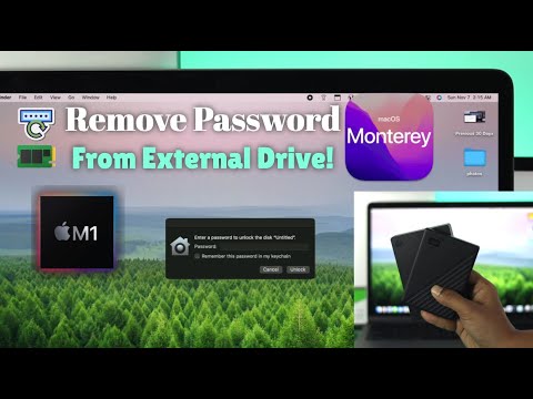 Video: Hvordan fjerner jeg et passord fra Mac-harddisken?