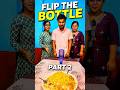 Flip the bottle &amp; Eat unlimited Dahi bhalla challenge🍪||#shorts #youtubeshorts #food