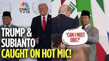 Hot Mic filmt hoe Indonesische president Trump vraagt ​​om een ​​ontmoeting met zoon Eric | Gaza-...
