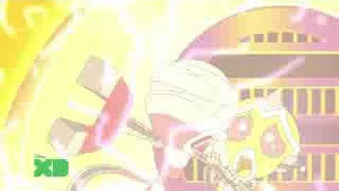 Super Robot Monkey Team Hyperforce Go Night of Fear Battle Scene