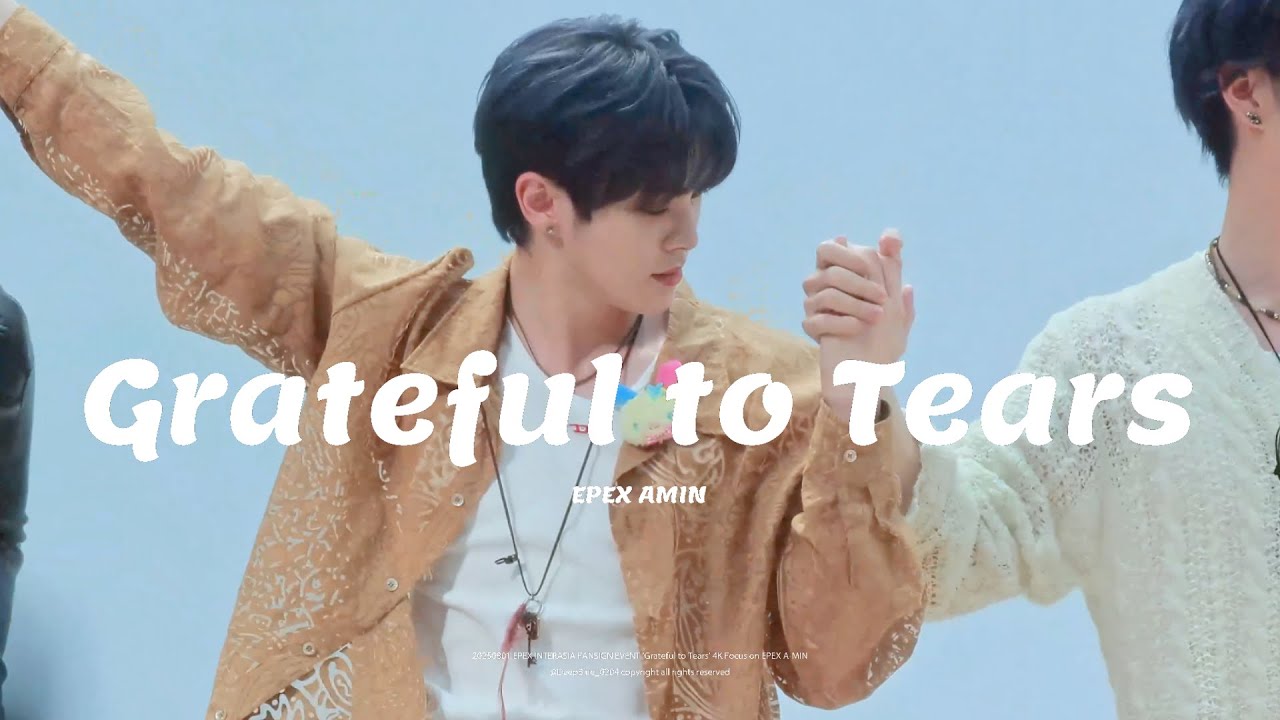 250801 EPEX AMIN ‘눈물나게 고마워’ FANCAM 이펙스 인터아시아 팬사인회 아민 4K FOCUS 직캠