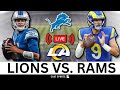 Lions vs rams live streaming scoreboard playbyplay game audio  highlights  nfl playoffs