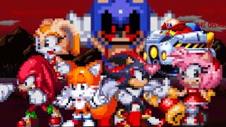 Sonic Exe The Disaster Movie Animation Sprite By Blockyluis