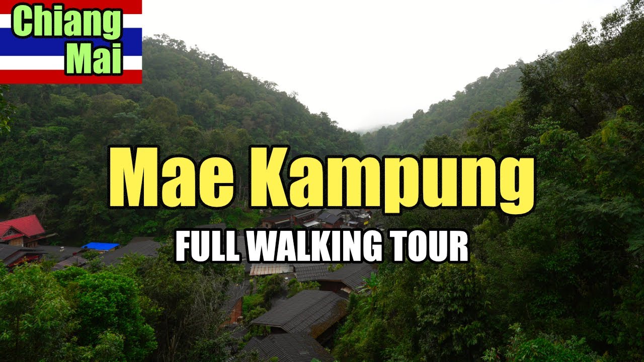 Mae Kampung Village, Chiang Mai Thailand | 2025 Full Walking tour in 4K