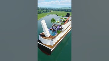 I build a MASSIVE Ship including Pools & Slides in Planet Coaster 2! Hanseatic Dreamland