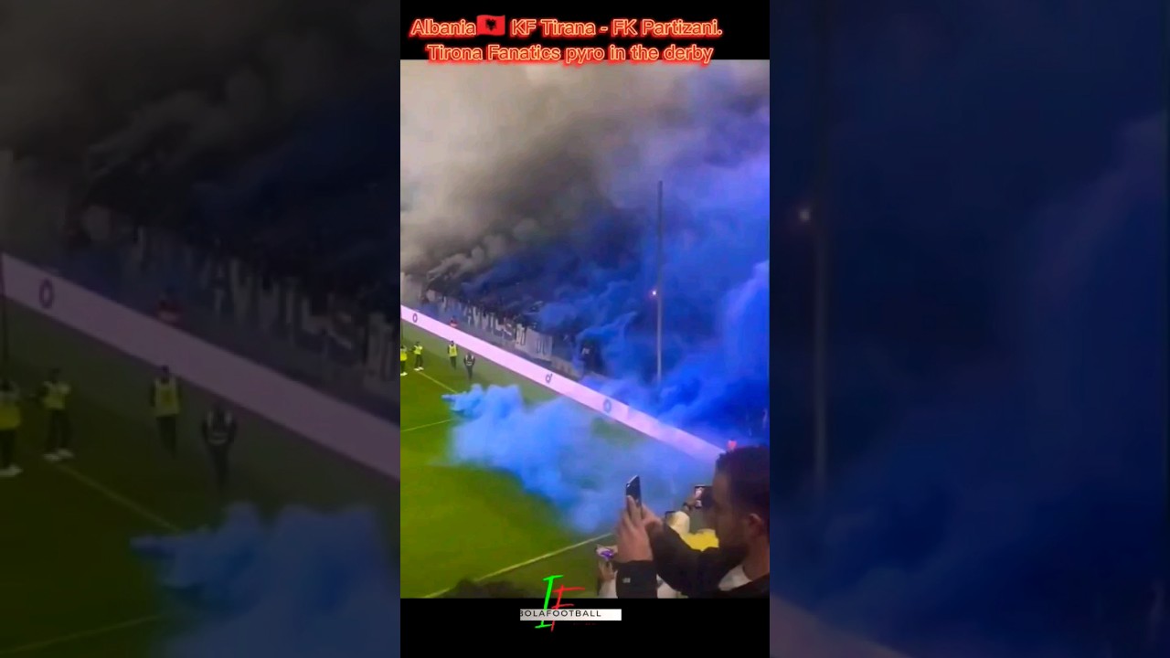 𝐂𝐚𝐬𝐮𝐚𝐥 𝐔𝐥𝐭𝐫𝐚 𝐎𝐟𝐟𝐢𝐜𝐢𝐚𝐥 on X: 03/12/2023 Albania🇦🇱 KF  Tirana - FK Partizani. Tirona Fanatics pyro in the derby   / X