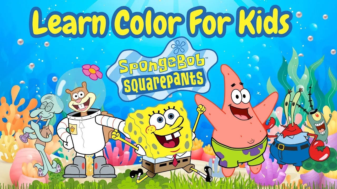 Learn Colors for Kids Spongebob Squarepants [LIVE ] - YouTube