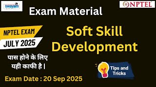 Soft Skill Development Exam Study Material | NPTEL July 2025 Preparation screenshot 5