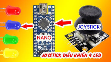 Module JoyStick và cách sử dụng joystick để bật tắt 4 Led | How to use JoyStick to control Led
