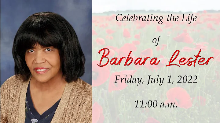 Memorial Mass Celebrating the Life of Barbara Lester