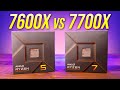 6 or 8 Cores? AMD Ryzen 5 7600X vs Ryzen 7 7700X