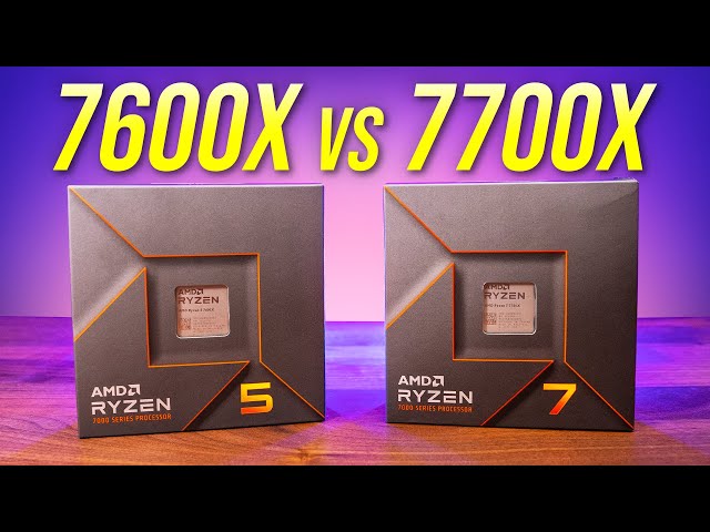 AMD Ryzen 5 7600X and Ryzen 7 7700X Review