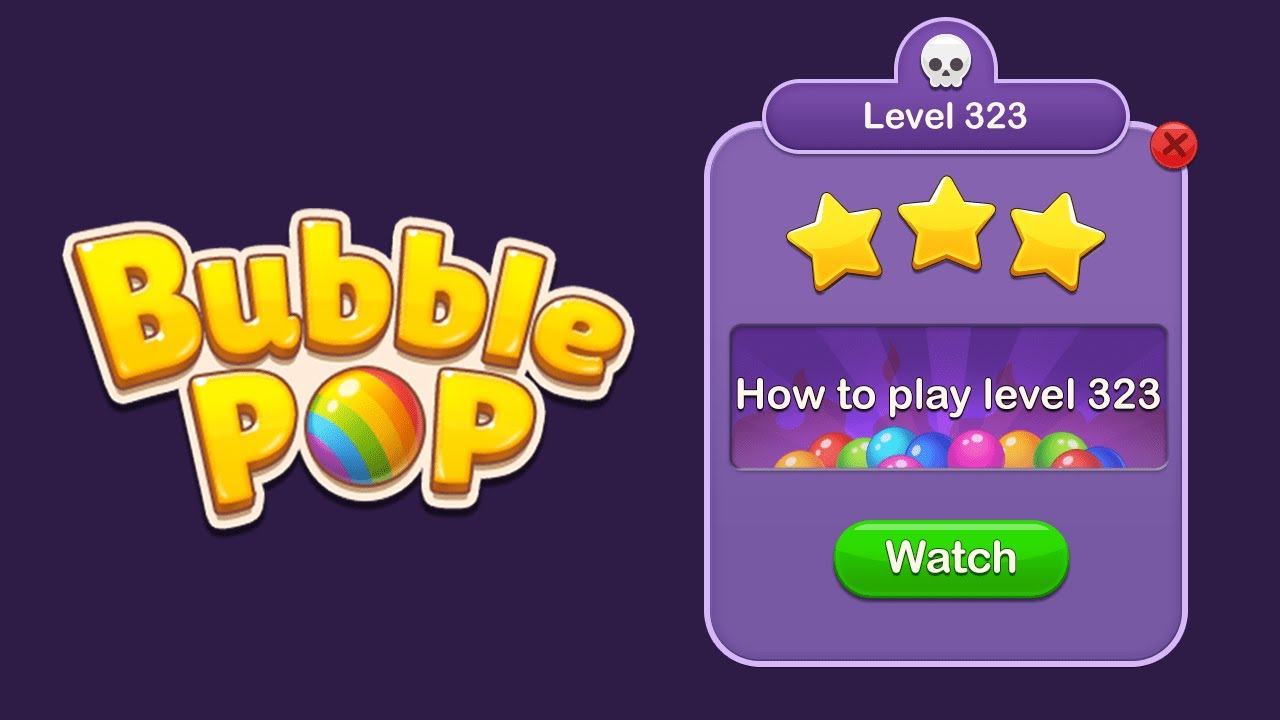 323 Bubble Pop - YouTube
