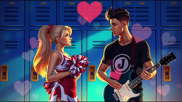 Cheer Queen Falling for School Misfit ❤️🖤 SIMS 4 - Inspired Music Video