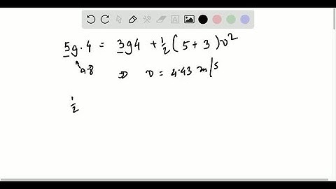 Two objects are connected by a light string passing over a light frictionless pulley as shown in Fi…