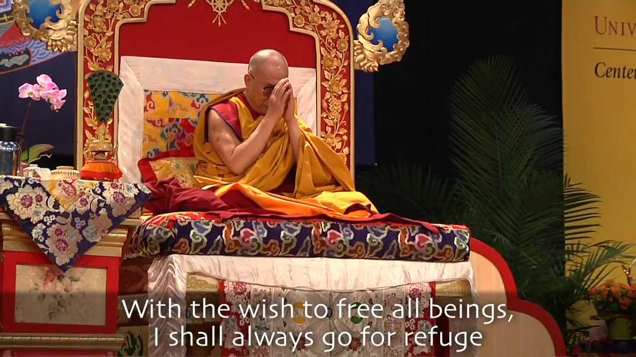 Awakening Mind Chant with Dalai Lama (english) YouTube