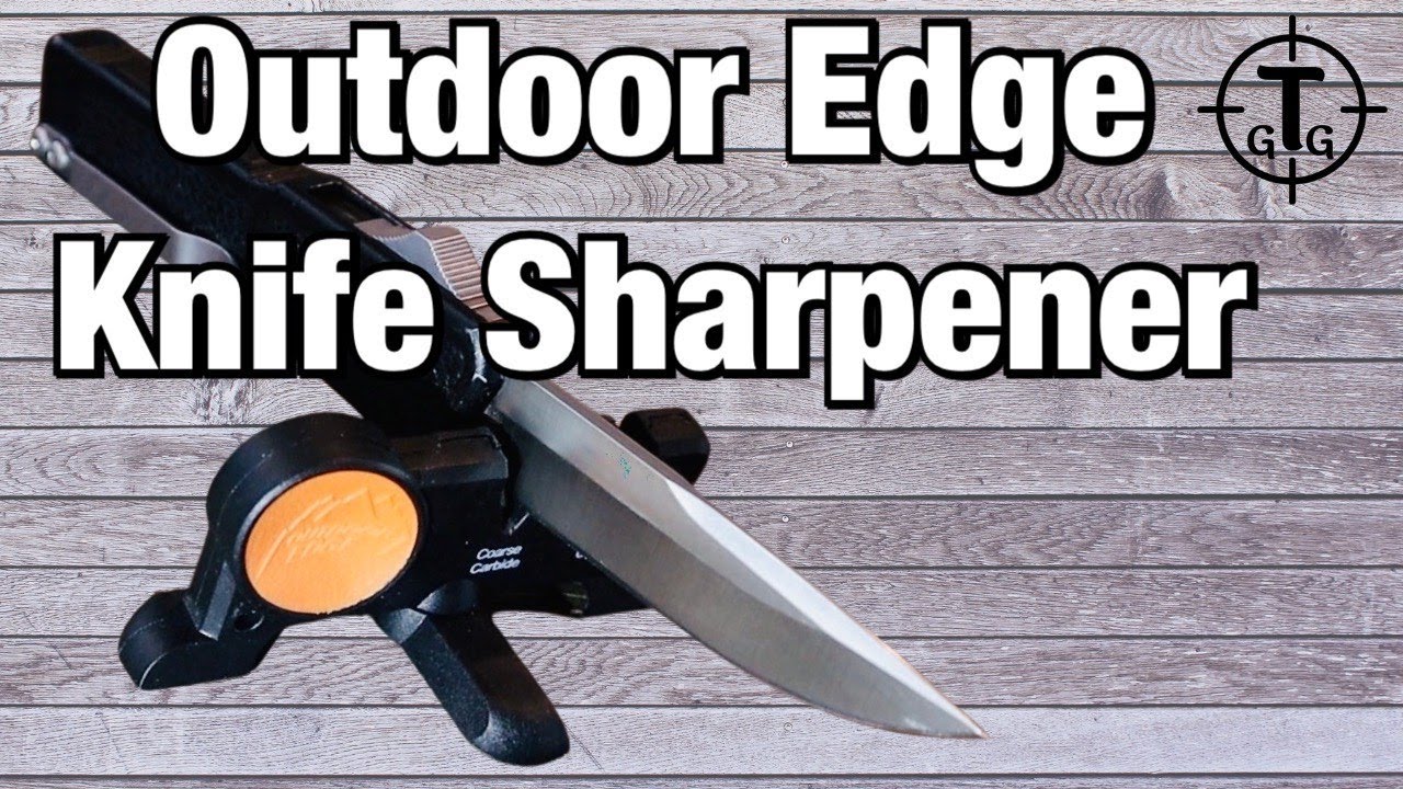 Sharpen Knives Quick \U0026 Easy | Outdoor Edge-X   2 Stage Knife Sharpener