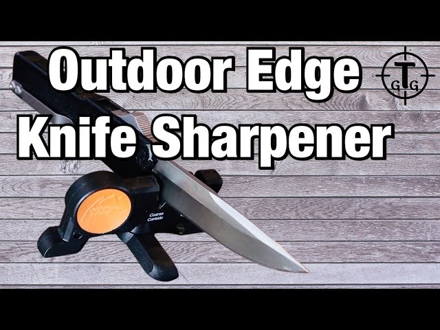 Sharpen Knives Quick & Easy  Outdoor Edge-X 2 Stage Knife Sharpener 