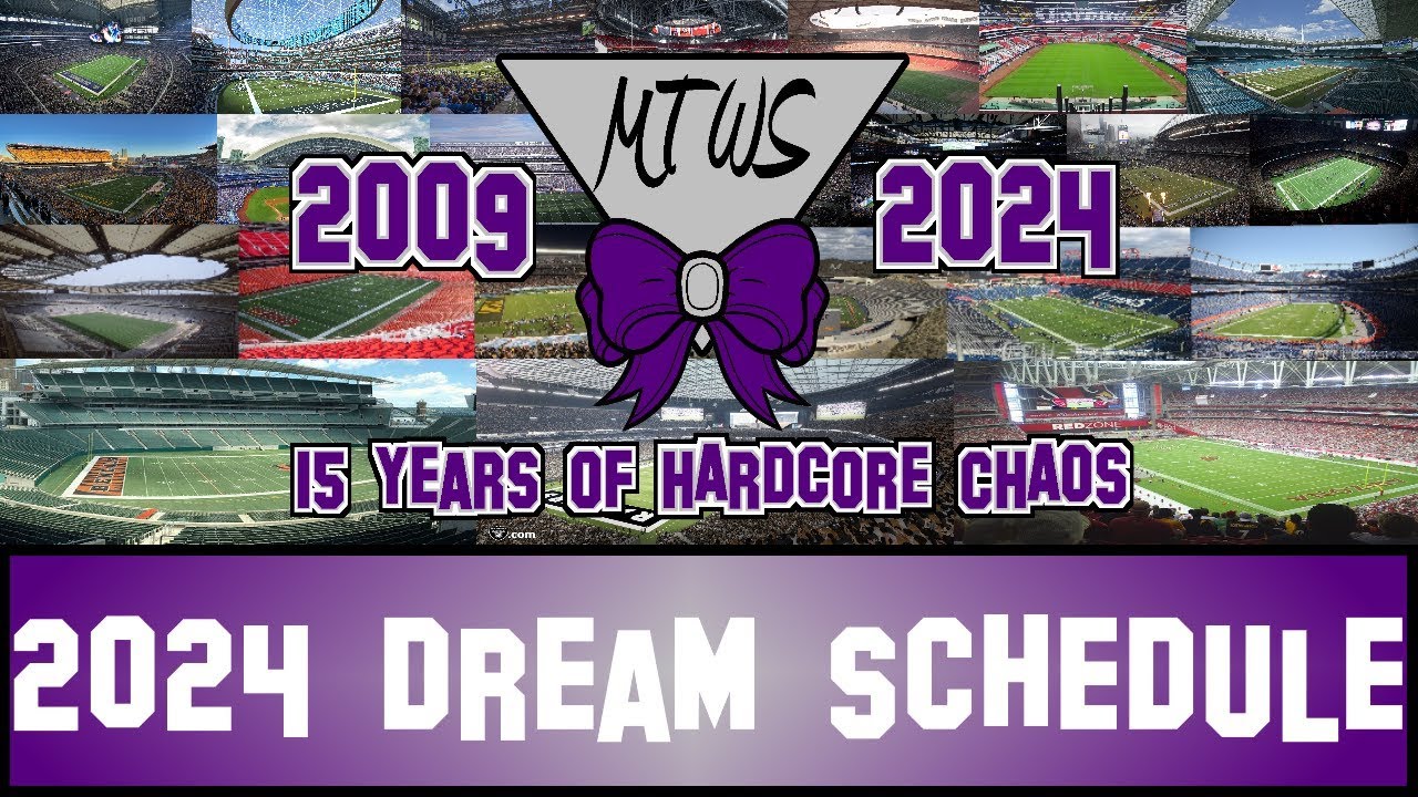 MTWS 2024 Dream Schedule YouTube