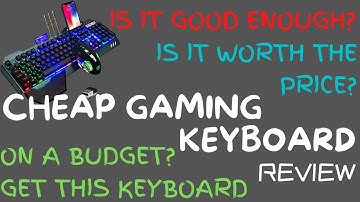 Cheap Gaming Keyboard on a Budget | Is it worth it? | FK Studios