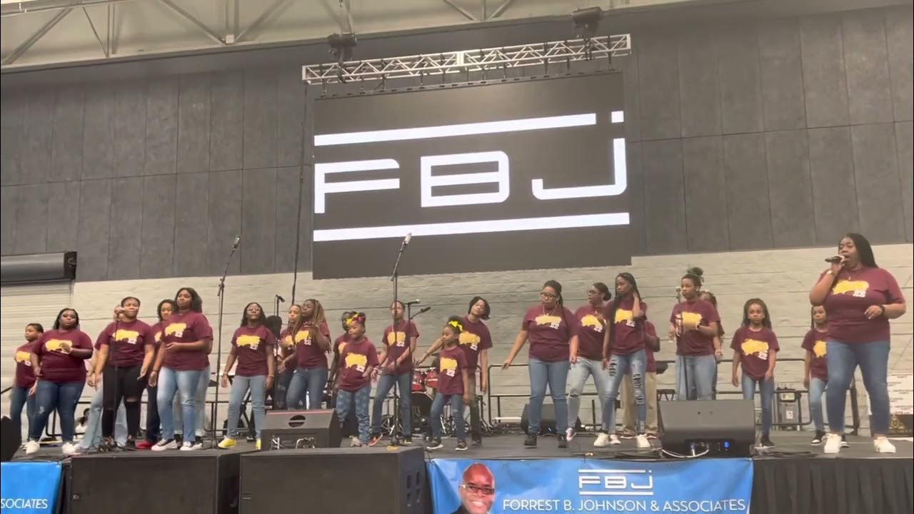 Destined For Greatness at the Forrest B Johnson Community Easter Event ***Do not own this music