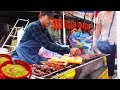 300 Skewers Sold in just 3 Hours! Popular Khmer Beef Skewer Bread | Cambodian Street Food
