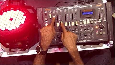 How to use Crocodile DMX 512 controller to control LED PAR (English)