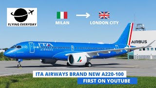 TRIP REPORT | ITA AIRWAYS A220-100 | ECONOMY | MILAN LINATE (LIN) - LONDON CITY (LCY)